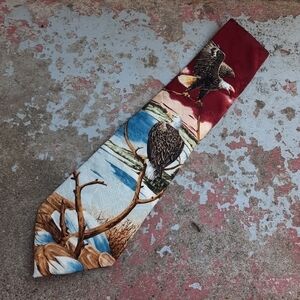 🌟 Vintage endangered species men's tie